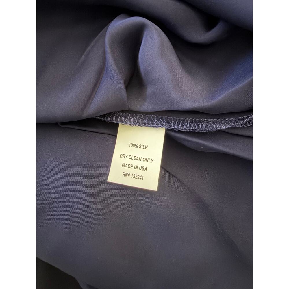 New Amanda Uprichard  Revolve samba silk imperial blue dress gown sz XL - Picture 9 of 10